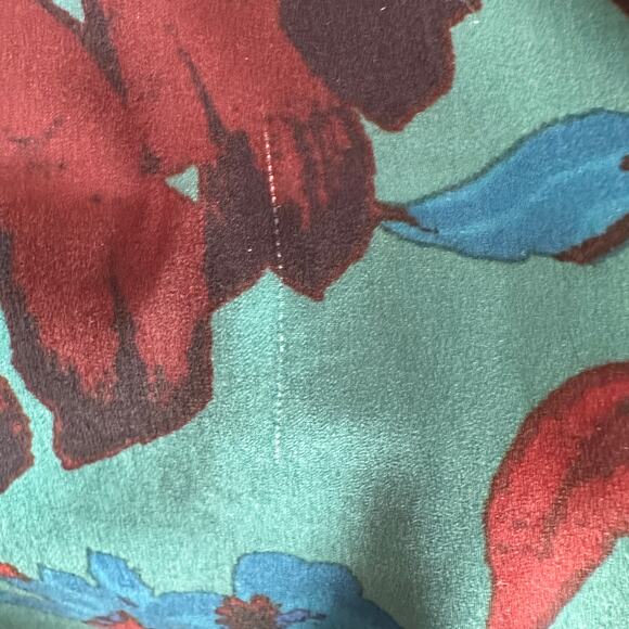 Urban Outfitters Windbreaker Jacket Womens SMALL Retro Cropped Full Zip Floral - Picture 12 of 13